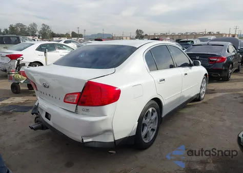 2004 Infiniti G35 z USA, uszkodzony, nr VIN JNKCV51EX4M616615